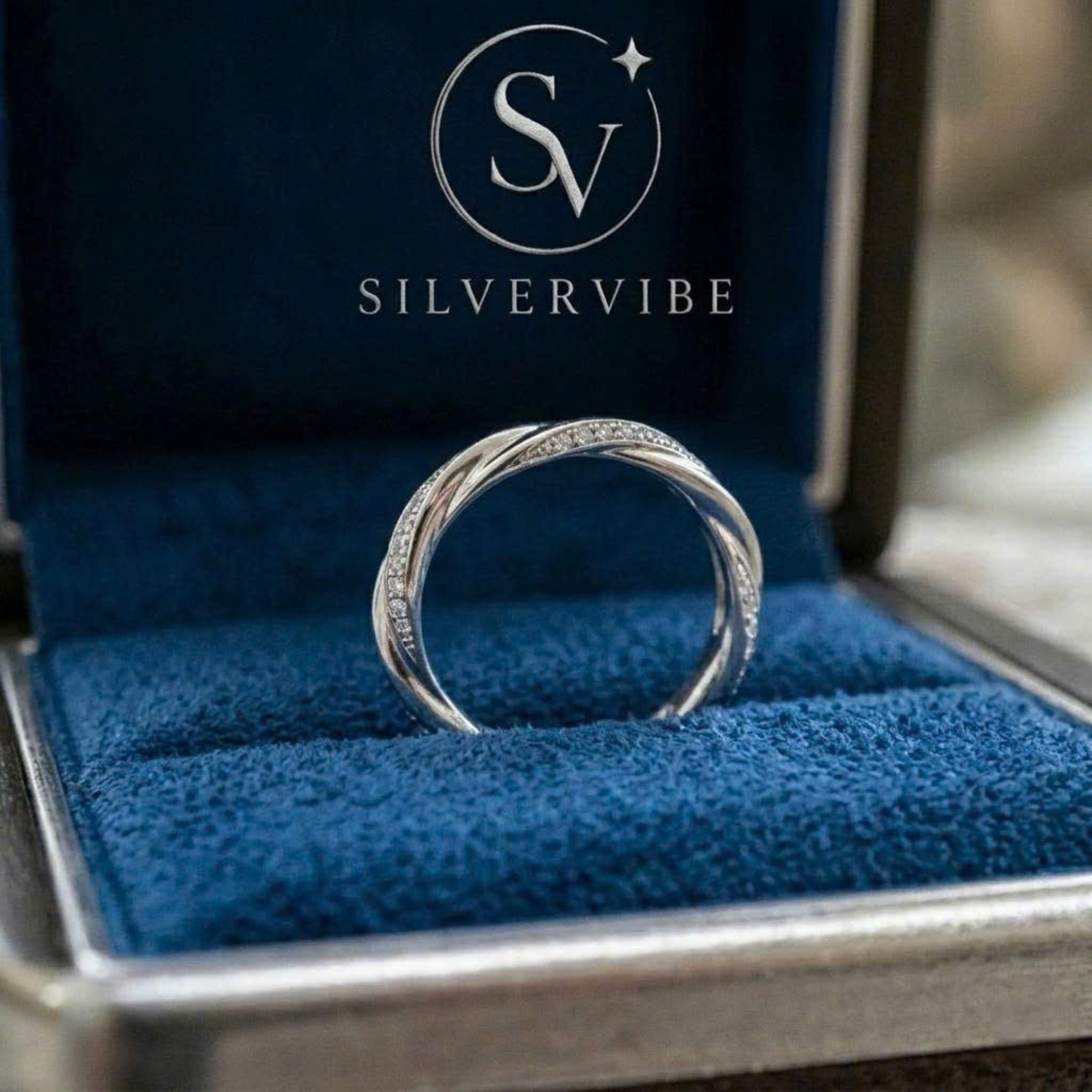 Nhẫn bạc nữ tối giản Silver Vibe - Hiện đại - Ảnh 3