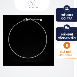 Lắc Tay Bạc Nữ Silver Vibe Thanh Mảnh Sang Trọng