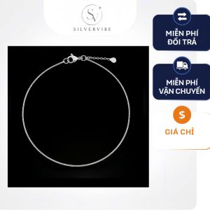 Lắc Tay Bạc Nữ Silver Vibe Thanh Mảnh Sang Trọng