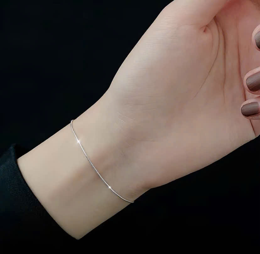 Lắc Tay Bạc Nữ Silver Vibe Thanh Mảnh Sang Trọng - Ảnh 3